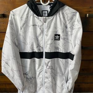 Adidas zip up windbreaker